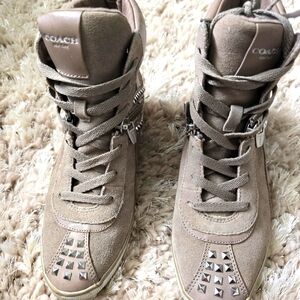 Coach Hightop Fashion Sneakers
